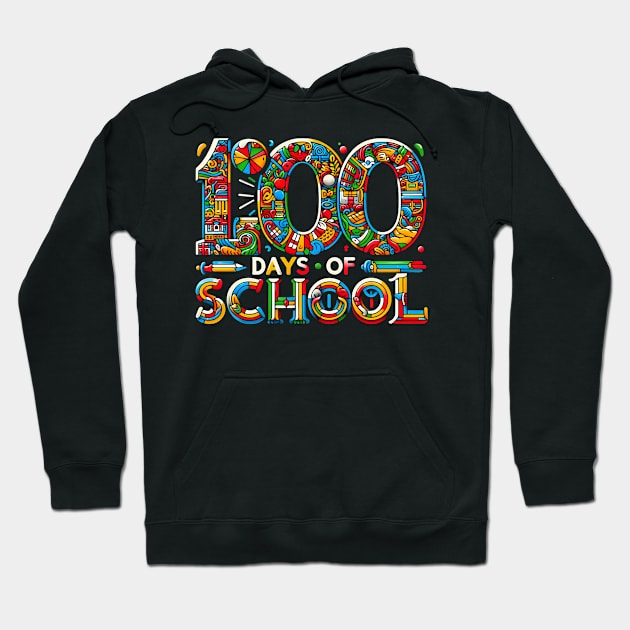 100 Days of School Hoodie by ANSAN